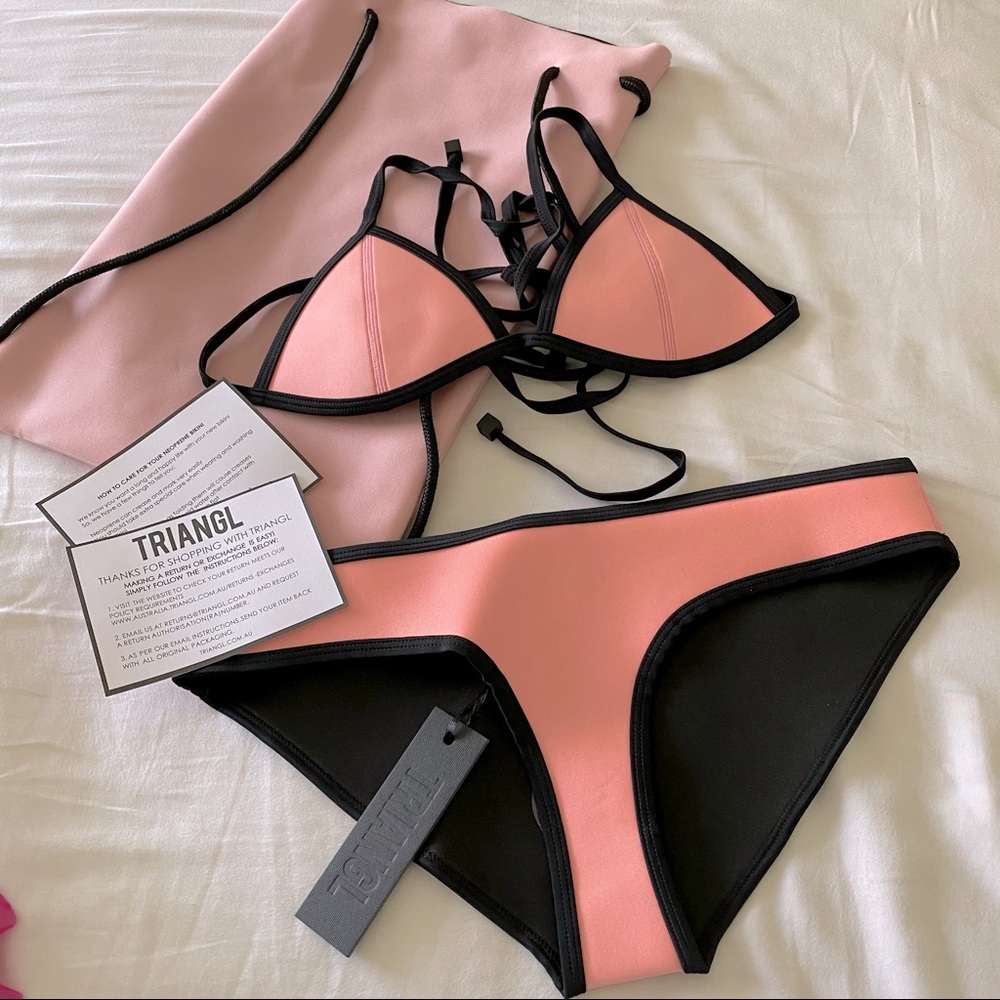 NEW TRIANGL SWIMWEAR BIKINI SWIM SUIT WITH BAG